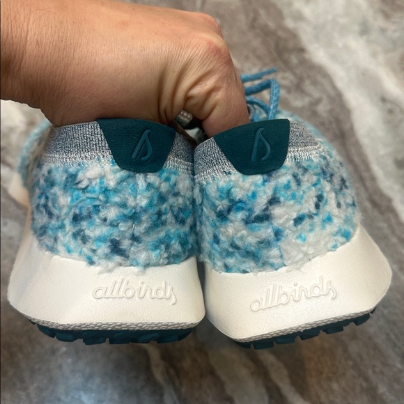 NEW Allbirds Merino Wool Dasher 2 Fluff Thrive Teal Runner Sneaker Sz 11 - Picture 8 of 12